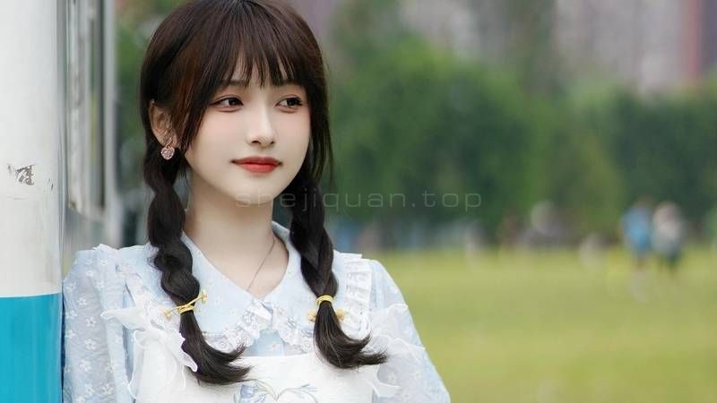 美女,清纯少女,短发,人物特写,女人