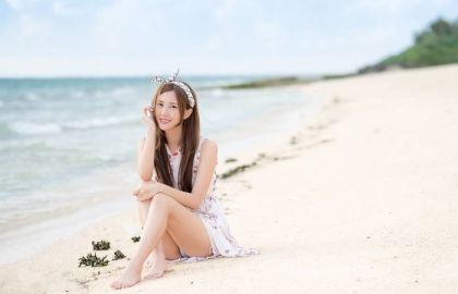 美女,婚纱写真,海洋,女孩,泳衣