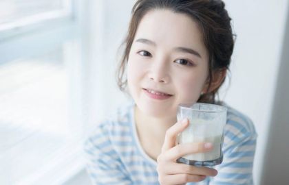 美女,白开水,女孩,面膜,人物特写