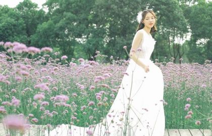 婚纱写真,花海,薰衣草,婚礼,兴安杜鹃